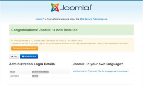 Joomla 3 installation 05